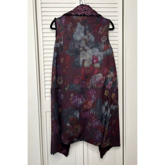 Igor Dobranic Reversible Blackberry Faux-Fur Lined Gilet - Loose Structure - Picture 4 of 8